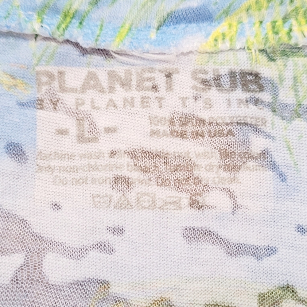 KEY WEST Florida Women's Burnout T-shirt 100% Cotton Made In USA Size Large - Picture 7 of 7